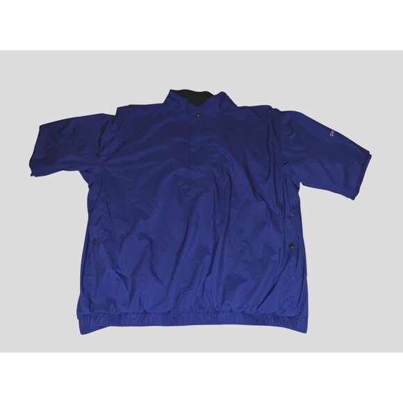 DryJoys Footjoy Windbreaker Mens XLarge Blue 1/4 Short Sleeve Golf - Picture 4 of 8